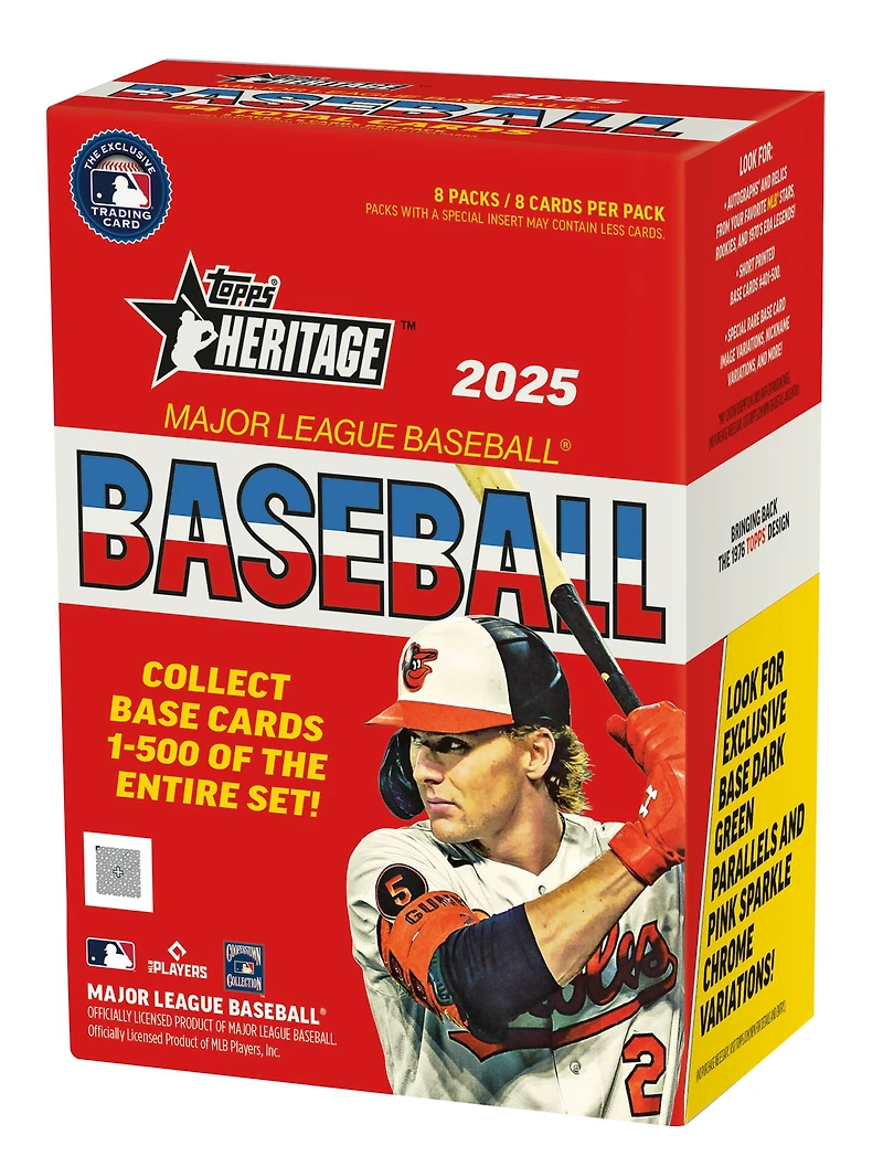 2025 Topps Heritage MLB Baseball Value Box
