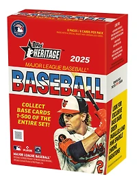 2025 Topps Heritage MLB Baseball Value Box