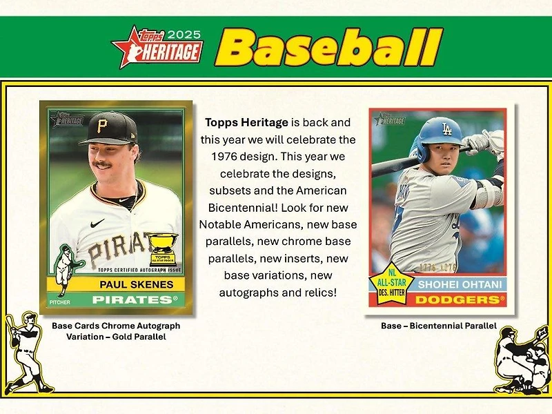 2025 Topps Heritage MLB Baseball Value Box
