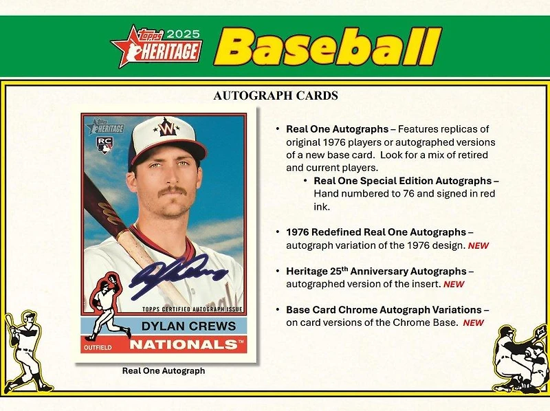 2025 Topps Heritage MLB Baseball Value Box