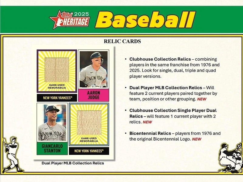 2025 Topps Heritage MLB Baseball Value Box