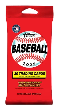 2025 Topps Heritage MLB Baseball Fat Pack (20-Pack)