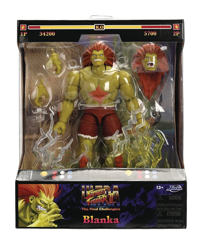 Ultra Street Fighter II Blanka Scale Deluxe 6-In Action Figure