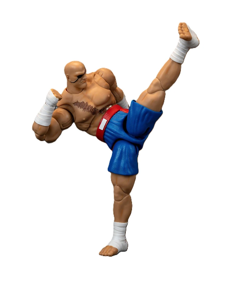 Ultra Street Fighter II Sagat Deluxe 6-In Action Figure