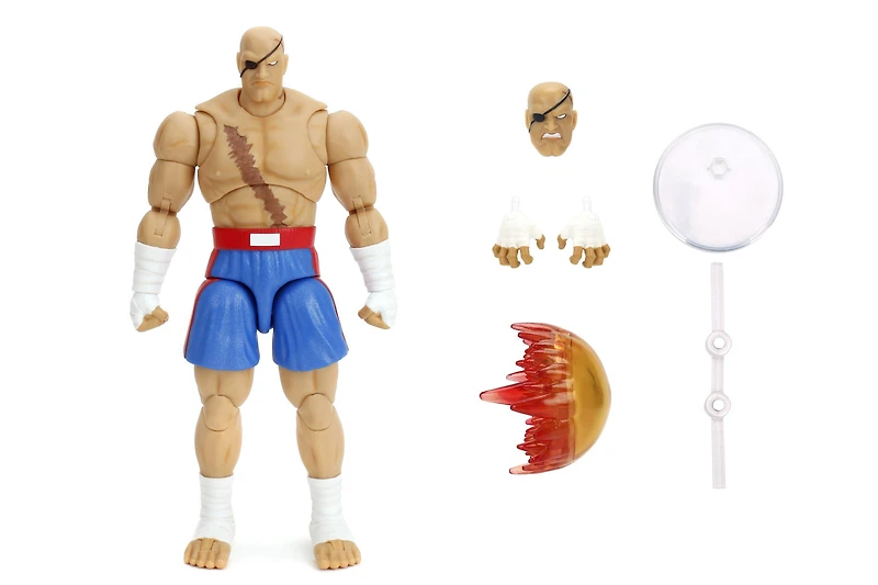 Ultra Street Fighter II Sagat Deluxe 6-In Action Figure