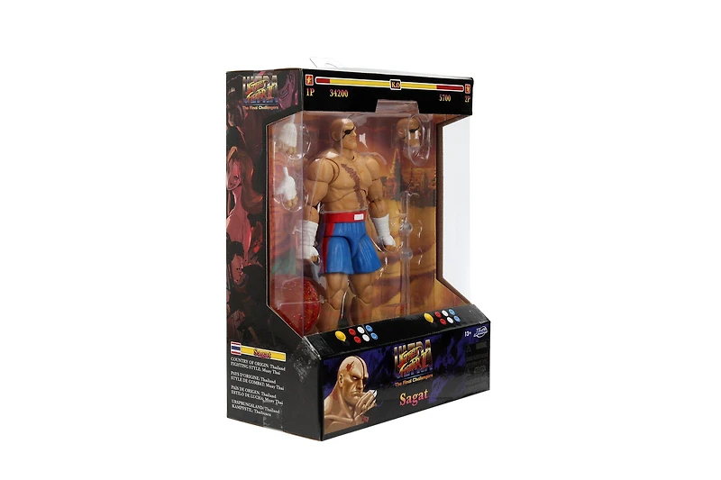Ultra Street Fighter II Sagat Deluxe 6-In Action Figure