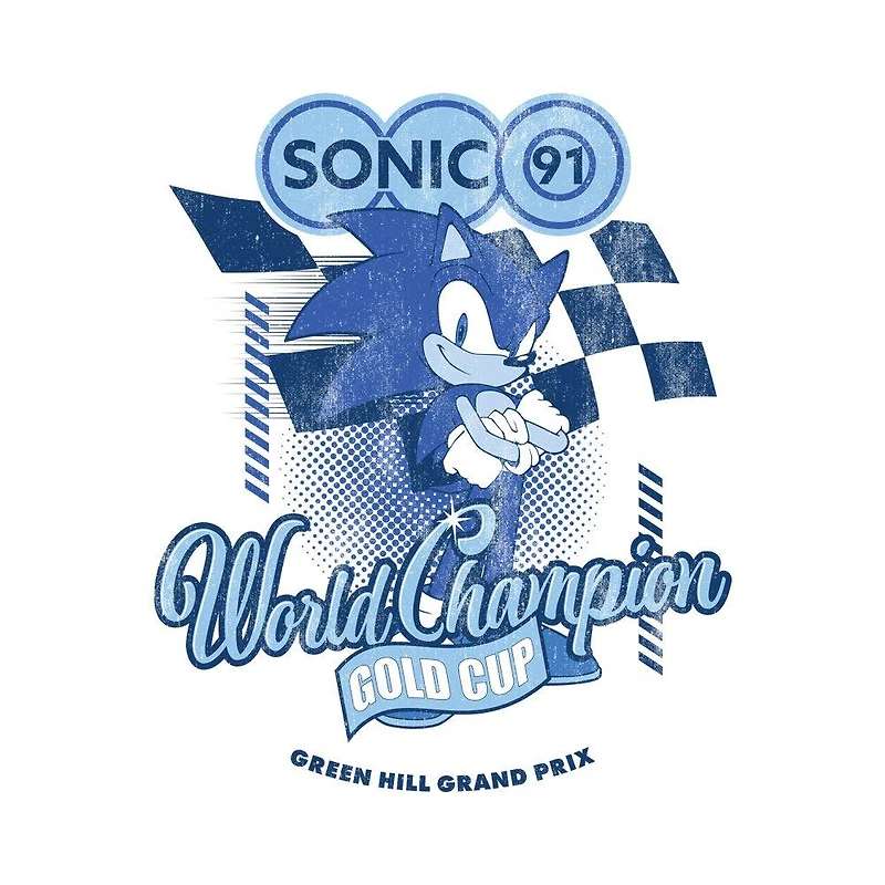 Sonic the Hedgehog Green Hill Grand Prix Graphic Unisex T-Shirt GameStop Exclusive