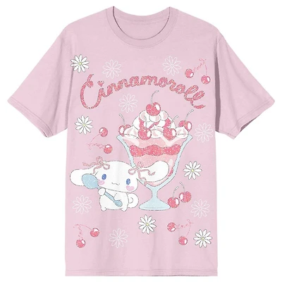 Sanrio Cinnamoroll Glitter Sundae Graphic Unisex T-Shirt GameStop Exclusive
