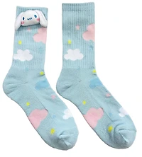 Sanrio Hello Kitty and Friends Cinnamoroll Clouds Plush Crew Socks