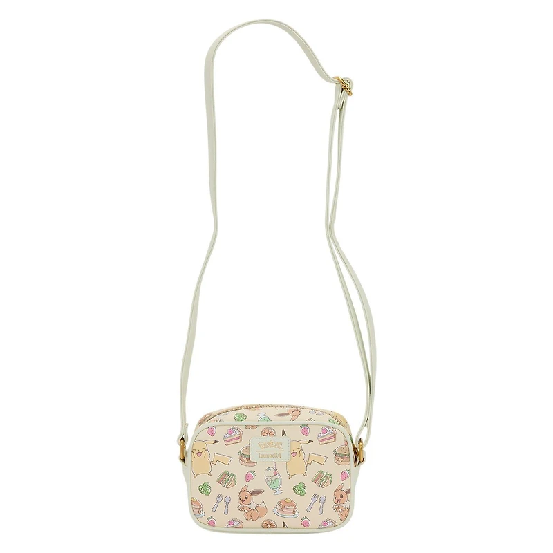 Pokemon Pikachu and Evee Food Camera Crossbody Bag GameStop Exclusive