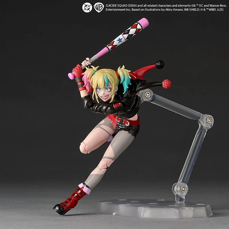 Revoltech Amazing Yamaguchi Harley Quinn Suicide Squad Isekai 8.6-in Action Figure