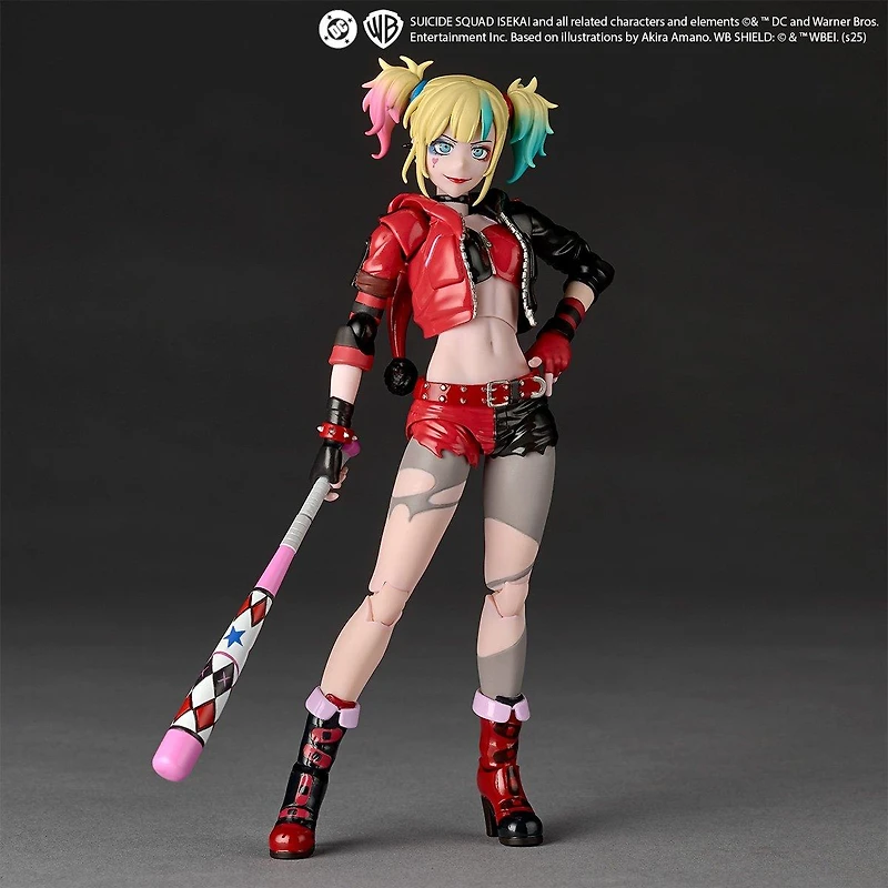 Revoltech Amazing Yamaguchi Harley Quinn Suicide Squad Isekai 8.6-in Action Figure