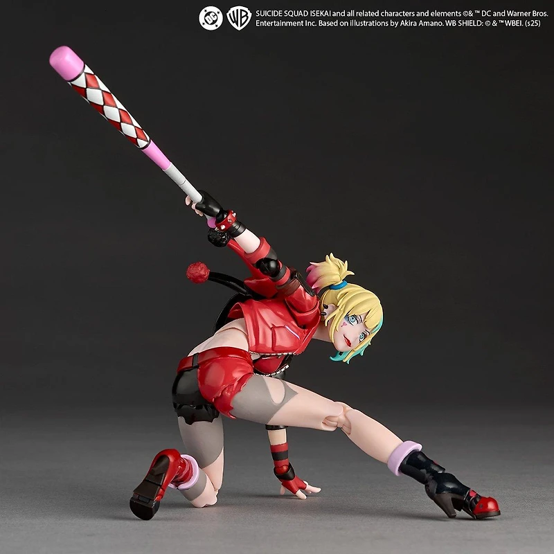 Revoltech Amazing Yamaguchi Harley Quinn Suicide Squad Isekai 8.6-in Action Figure