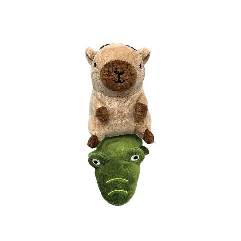 Geeknet Capy Buddies Plush Pull and Rumble No Fear to the Crocodile GameStop Exclusive