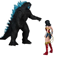 McFarlane Toys DC Multiverse Justice League Wonder Woman vs Atomic Blast Godzilla Action Figures 2-Pack