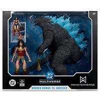 McFarlane Toys DC Multiverse Justice League Wonder Woman vs Atomic Blast Godzilla Action Figures 2-Pack