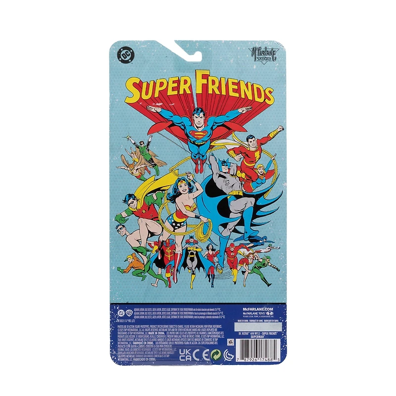 McFarlane Toys DC Super Friends Superman 6-in Retro Action Figure