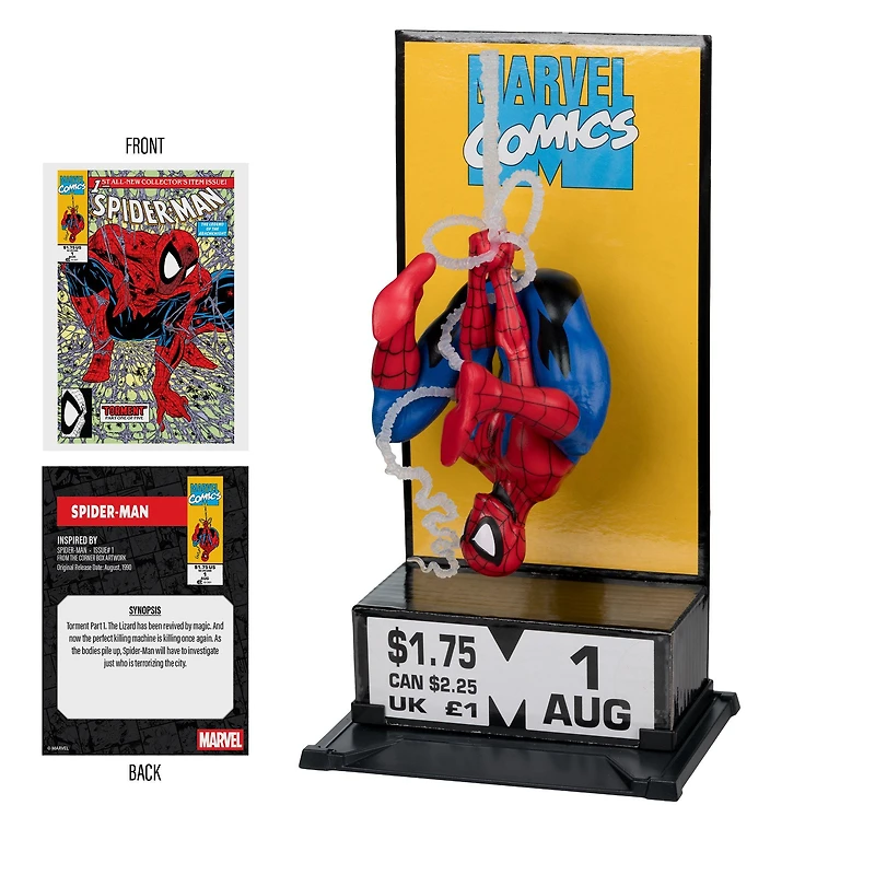 McFarlane Toys Collection Marvel Spider-Man (Issue 1, Box Artwork) 1:10th Figure