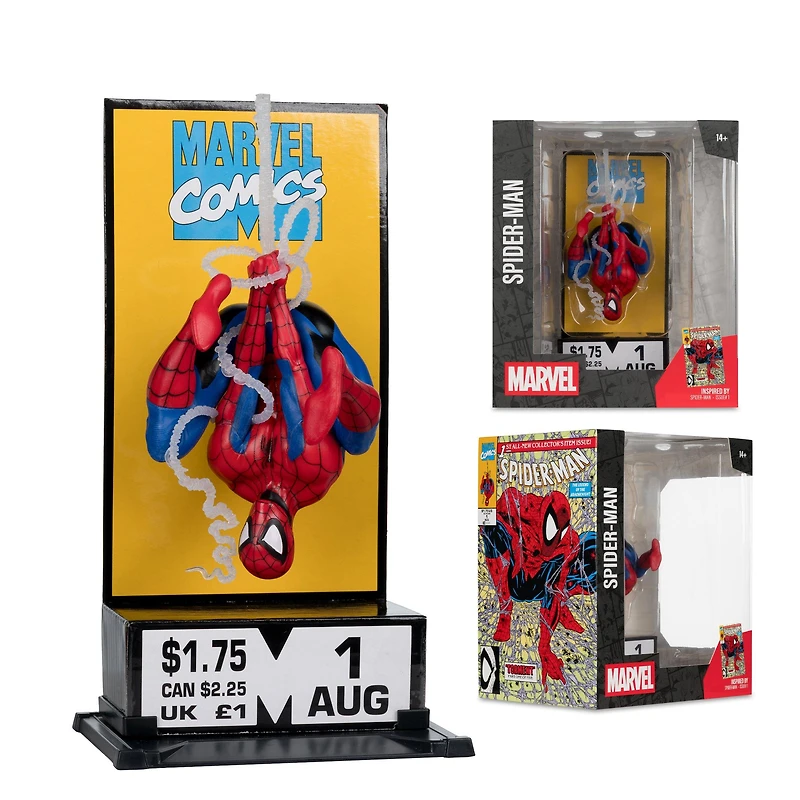 McFarlane Toys Collection Marvel Spider-Man (Issue 1, Box Artwork) 1:10th Figure