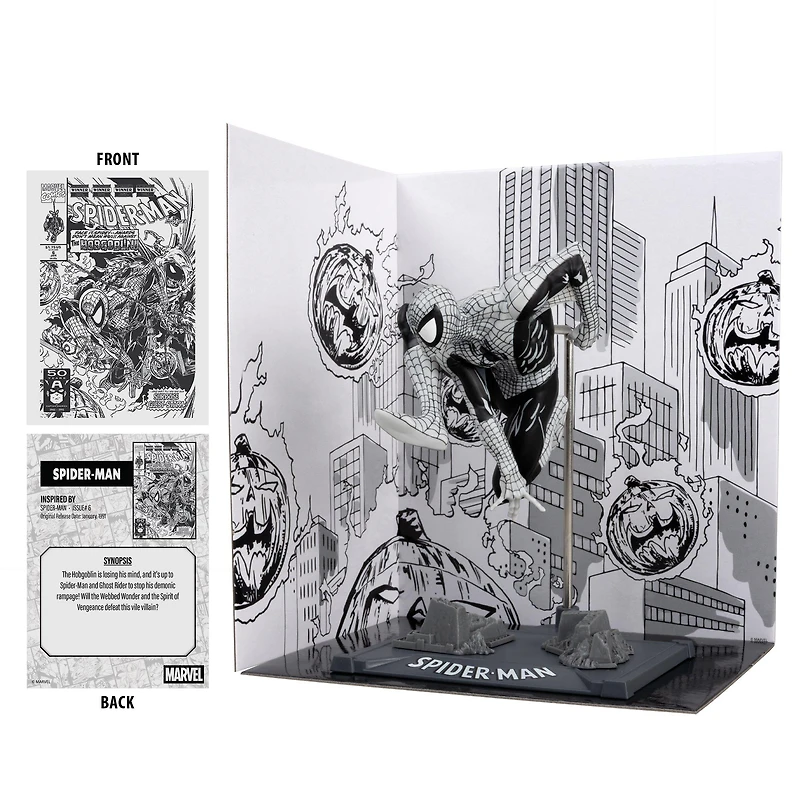 McFarlane Toys Gold Label Collection Marvel Spider-Man (Issue 6) 1:10th Figure GameStop Exclusive