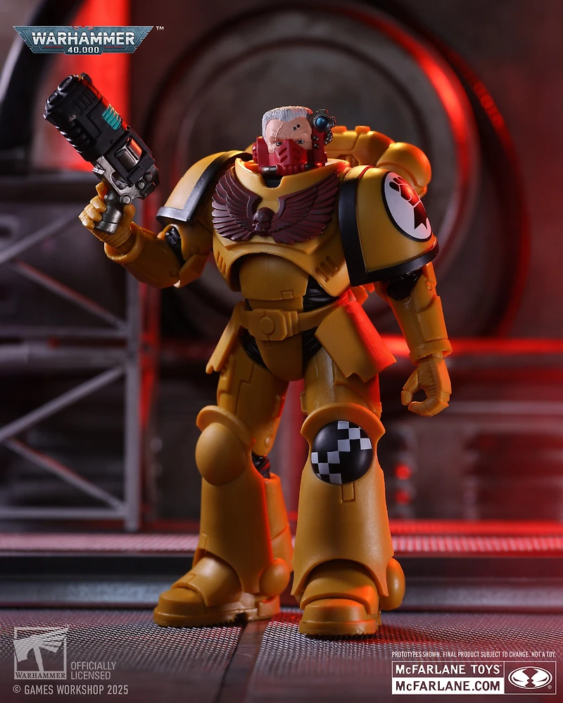 McFarlane Toys Gold Label Warhammer 40,000 Intercessor Sergeant (Imperial Fists) 7-in Action Figure