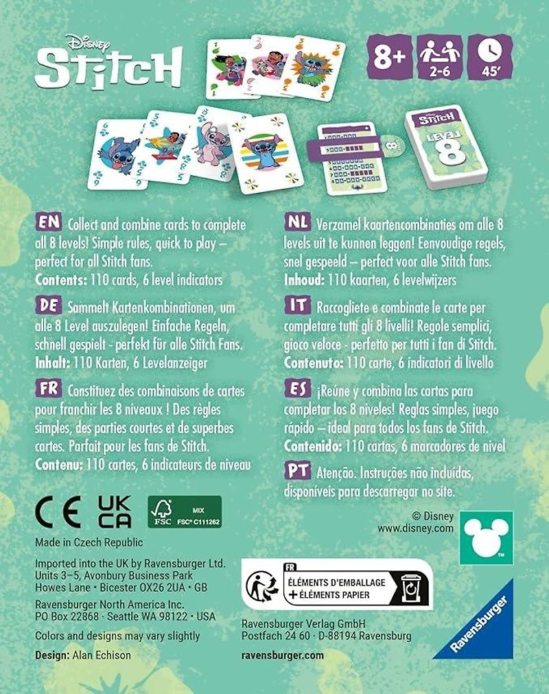 Stitch Level 8 Card Game