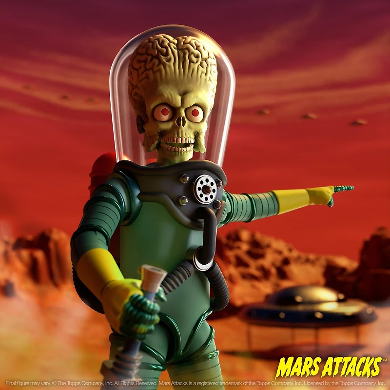Super 7 Mars Attacks ULTIMATES Wave 01 Martian (Invasion Begins) 3.75-in Action Figure