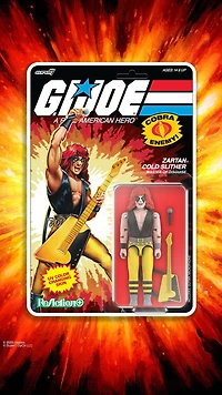 Super 7 G.I. Joe Wave 03 Zartan Cold Slither (ReAction Figures) 3.75-in Action Figure