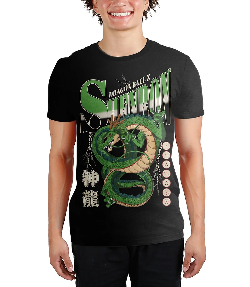 Dragon Ball Z Shenron Double Sided Glow in the Dark Graphic T-Shirt GameStop Exclusive