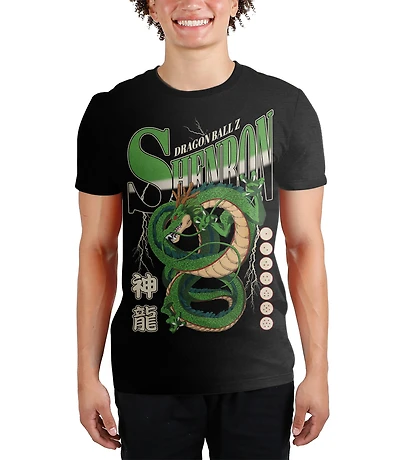 Dragon Ball Z Shenron Double Sided Glow in the Dark Graphic T-Shirt GameStop Exclusive