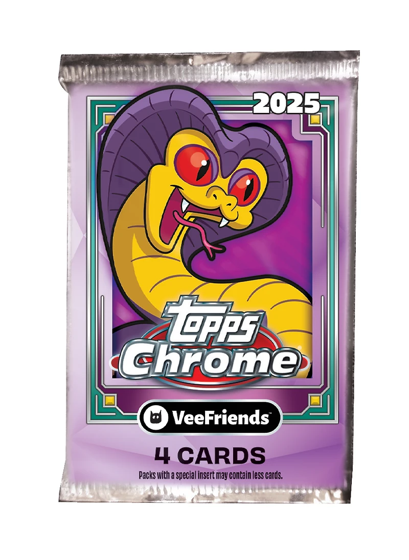 2025 Topps Chrome VeeFriends Value Box (8 Packs)