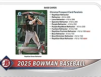 2025 Topps Bowman MLB Baseball Value Box (6 Packs)