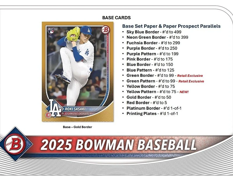 2025 Bowman MLB Baseball Mega Box