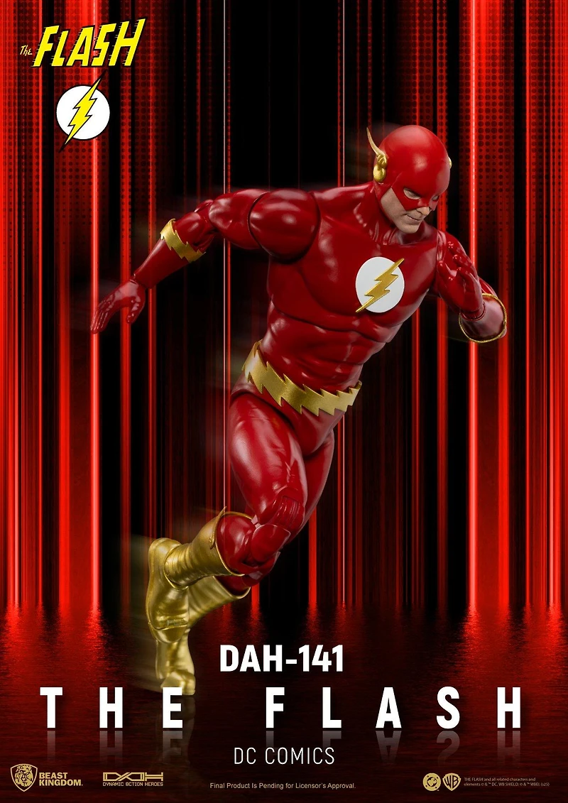 DC Comics DAH-141 Dynamic 8-CTION Flash 8-in Action Figure