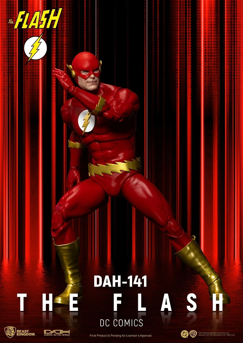 DC Comics DAH-141 Dynamic 8-CTION Flash 8-in Action Figure