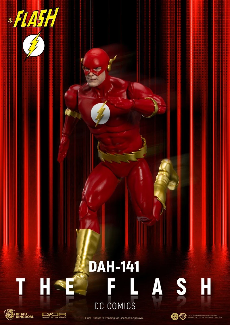 DC Comics DAH-141 Dynamic 8-CTION Flash 8-in Action Figure