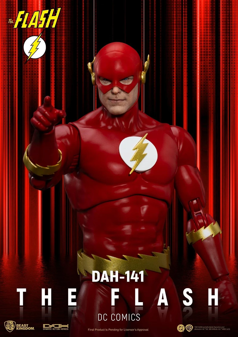 DC Comics DAH-141 Dynamic 8-CTION Flash 8-in Action Figure