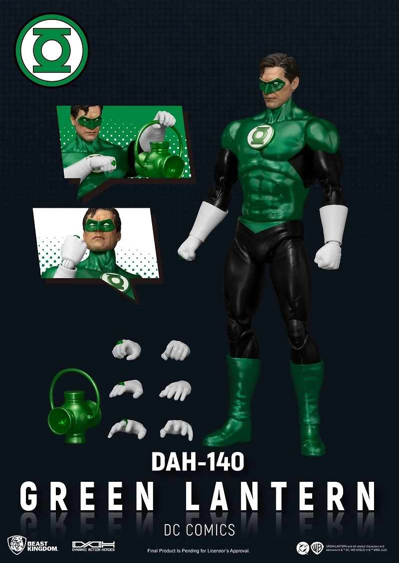 DC Comics DAH-140 Dynamic 8-CTION Green Lantern 8-in Action Figure