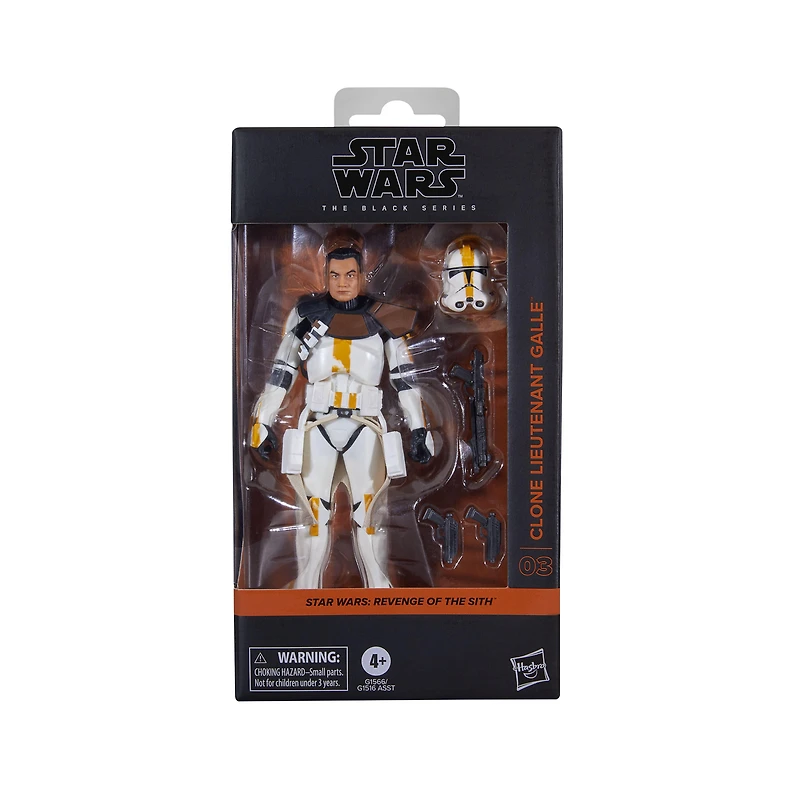 Hasbro Star Wars: Revenge of the Sith Clone Lieutenant Galle (The Black Series) 6-in Action Figure
