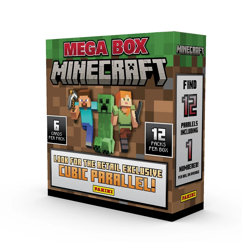 2024 Panini Minecraft Trading Cards Mega Box