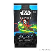 Star Wars: Unlimited TCG Legends of the Force Booster Pack (Styles May Vary)