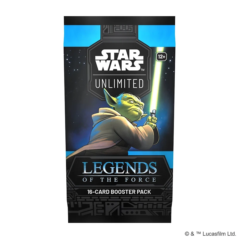 Star Wars: Unlimited TCG Legends of the Force Booster Pack (Styles May Vary)
