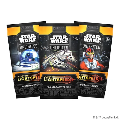 Star Wars: Unlimited TCG Jump to Lightspeed Booster Pack (Styles May Vary
