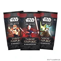 Star Wars: Unlimited TCG Twilight of the Republic Booster Pack (Styles May Vary