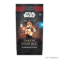 Star Wars: Unlimited TCG Twilight of the Republic Booster Pack (Styles May Vary