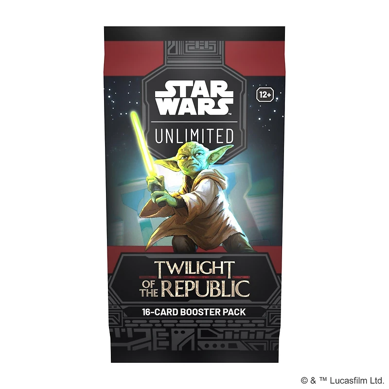 Star Wars: Unlimited TCG Twilight of the Republic Booster Pack (Styles May Vary