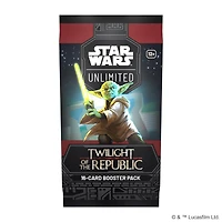Star Wars: Unlimited TCG Twilight of the Republic Booster Pack (Styles May Vary