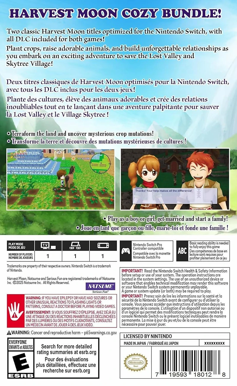 Harvest Moon: The Lost Valley and Skytree Village