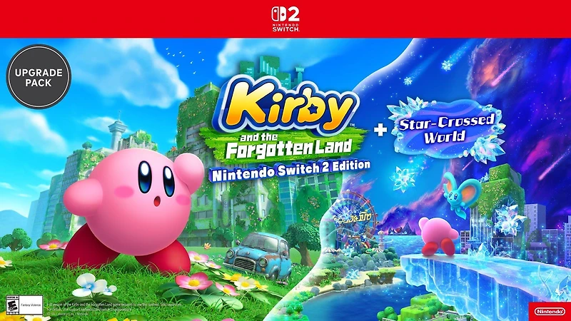 Kirby and the Forgotten Land - Nintendo Switch 2 Edition and Star-Crossed World Upgrade Pack