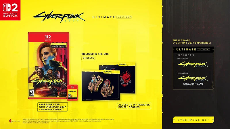 Cyberpunk 2077: Ultimate Edition - Nintendo Switch 2